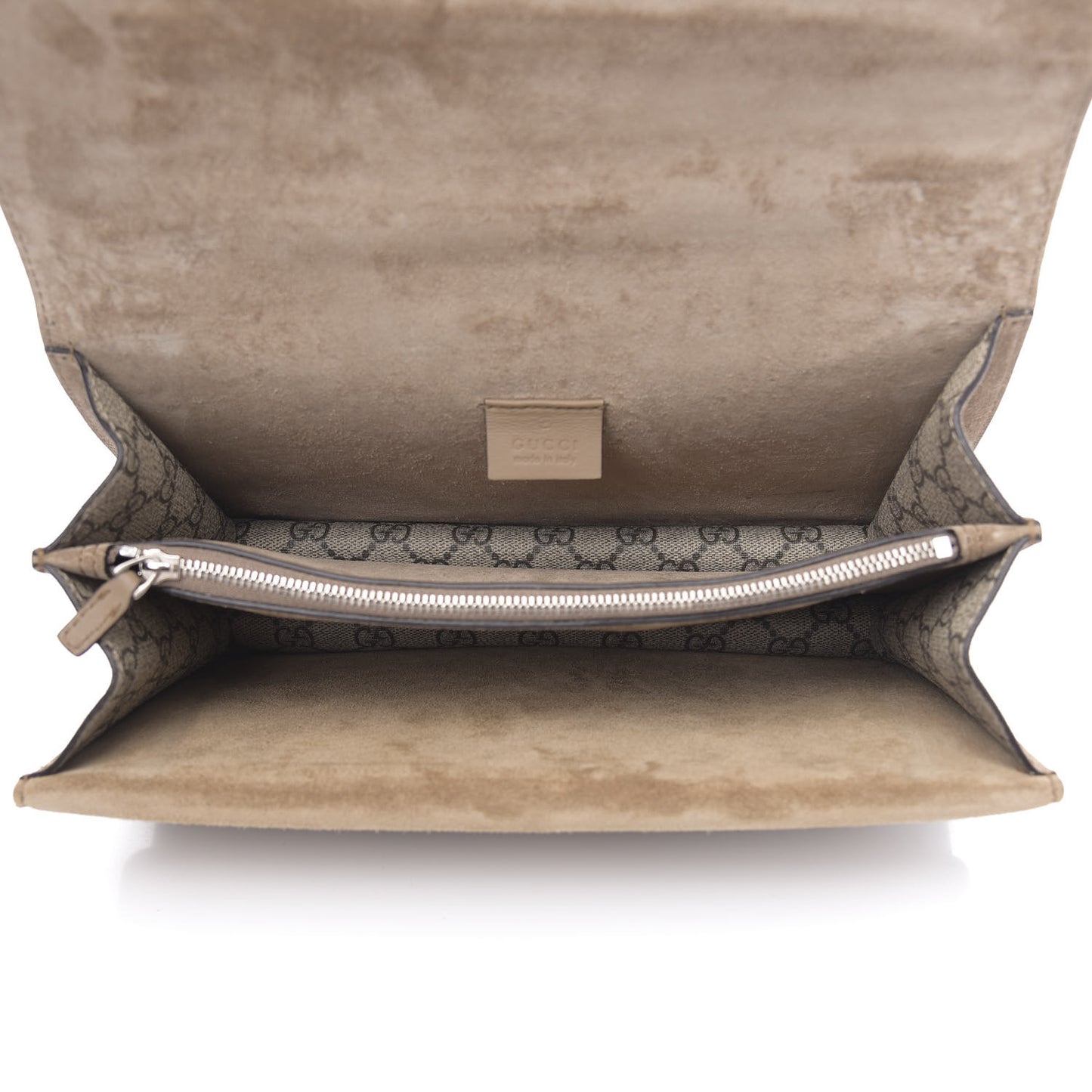 GG Supreme Monogram Small Dionysus Shoulder Bag Taupe