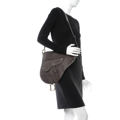 Christian Dior Calfskin Baudrier Saddle Bag Brown 2 of 7