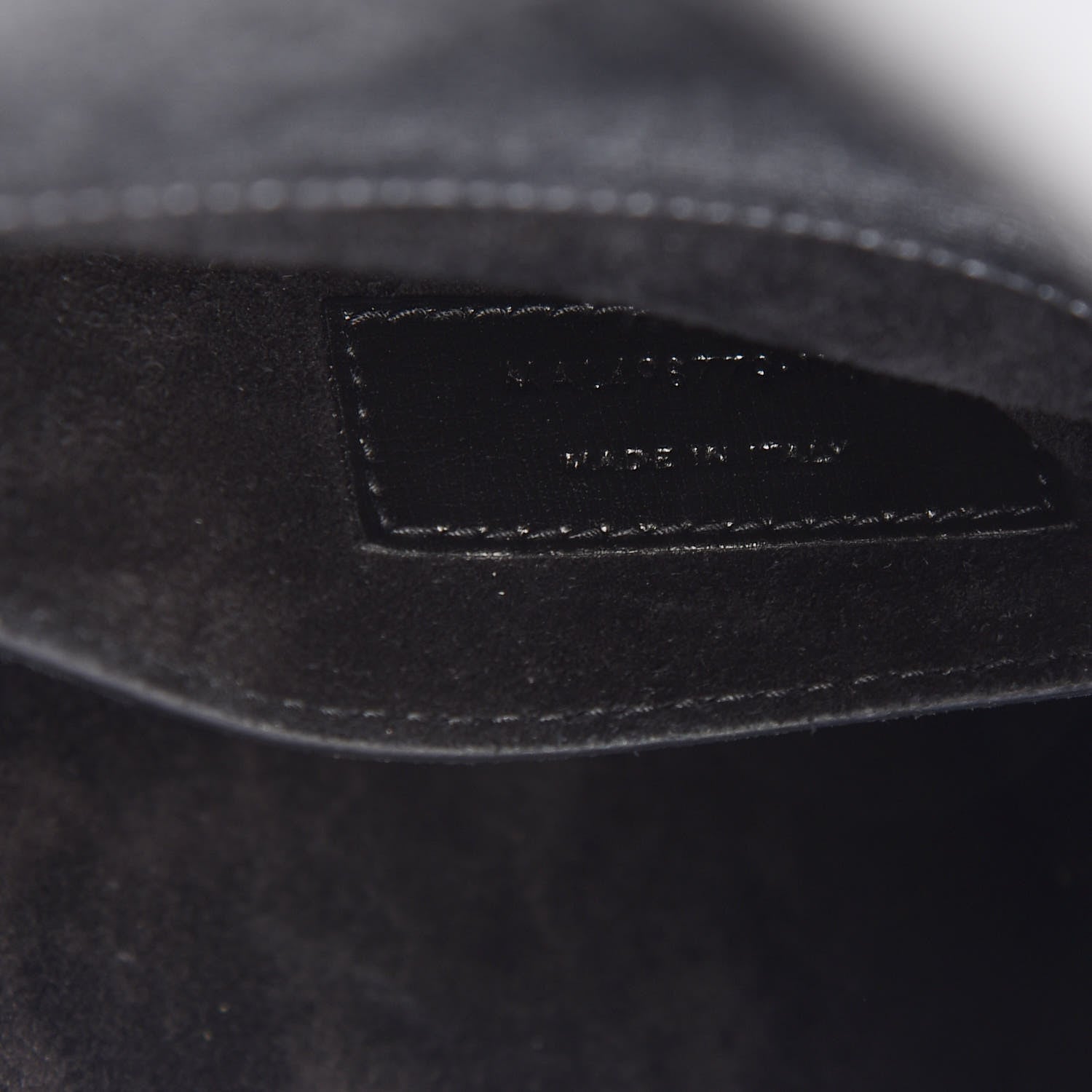 Saint Laurent Calfskin Large Monogram Sunset Black 6 of 7