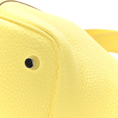 Hermes Taurillon Clemence Picotin Lock 22 MM Lime 12 of 12