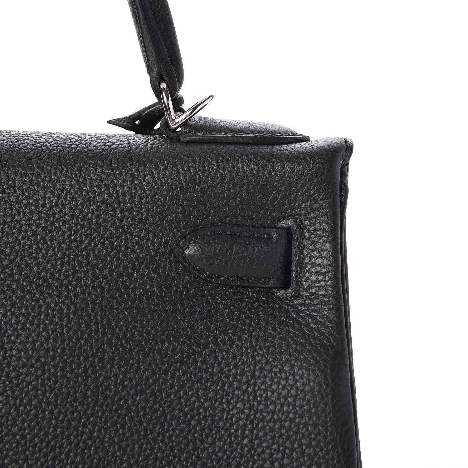 Hermes Togo Kelly Retourne 28 Black 28 of 33