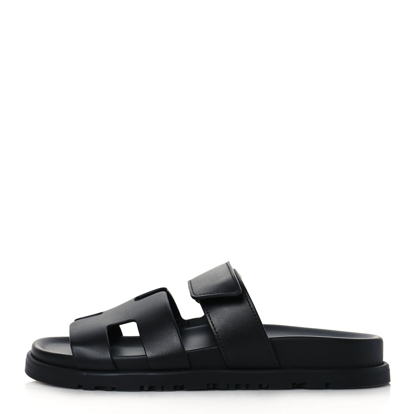 Calfskin Womens Chypre Sandals 35.5 Black