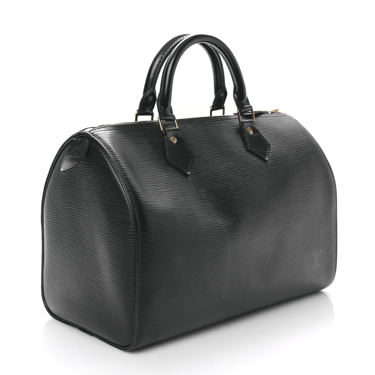 Louis Vuitton Epi Speedy 30 Black 3 of 11