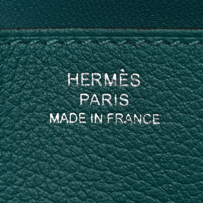 Hermes Evercolor Dogon Recto Verso Wallet Vert Bosphore 6 of 8