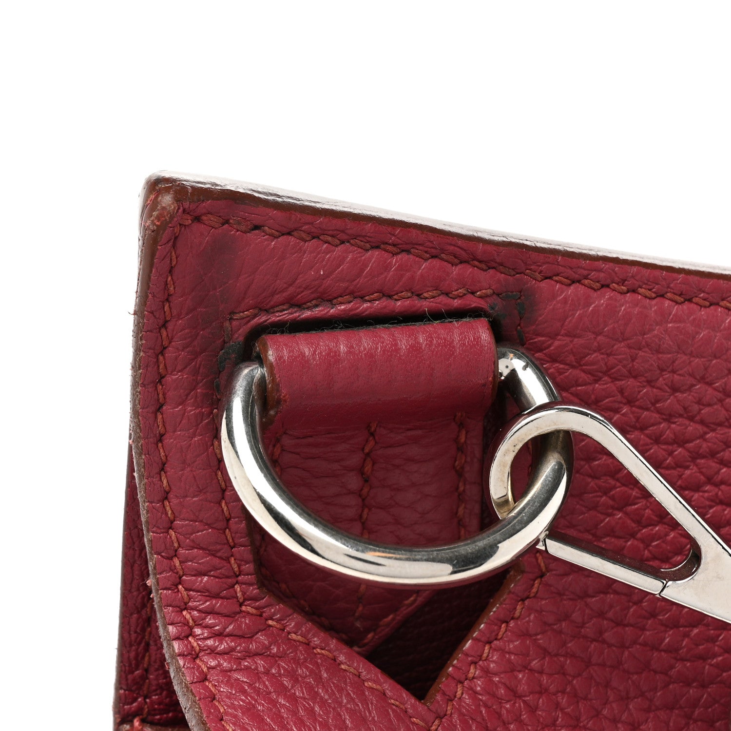 Hermes Taurillon Clemence Jypsiere 31 Rubis 17 of 19