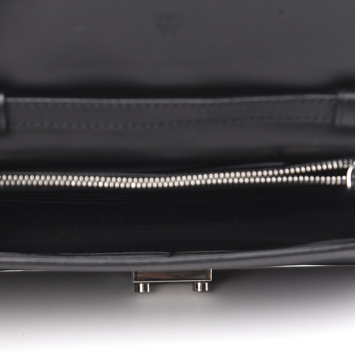 Calfskin Large Karoline Crossbody Wallet Black