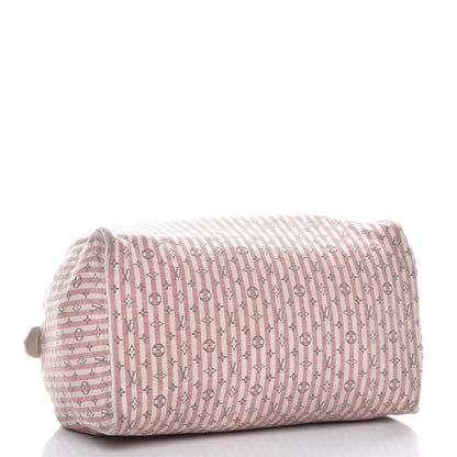Louis Vuitton Mini Lin Croisette Speedy 30 Rouge 4 of 16
