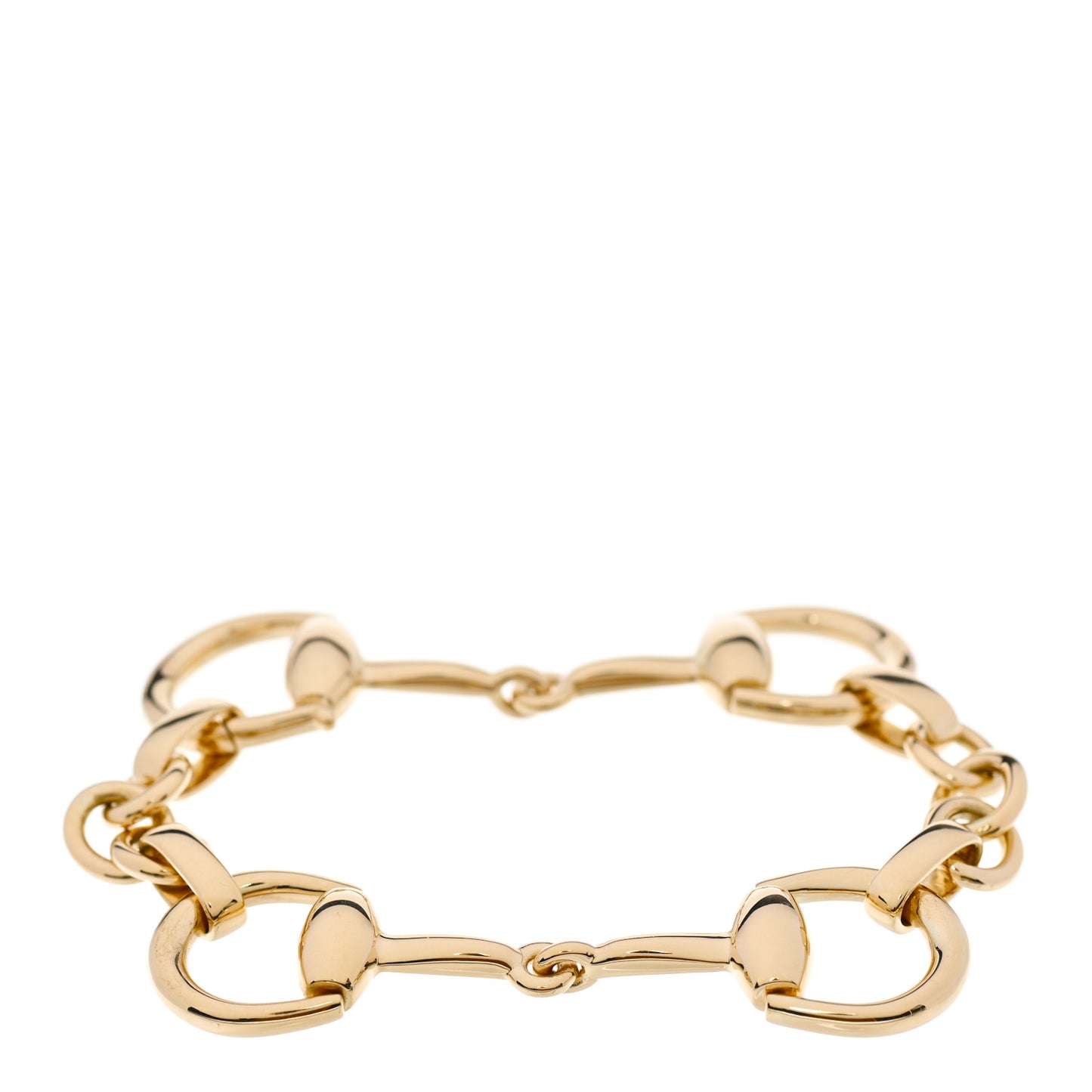 18K Yellow Gold Horsebit Bracelet