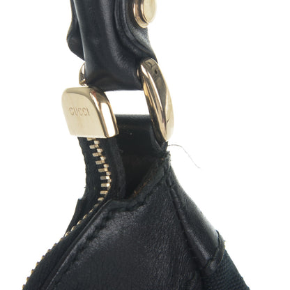 Gucci Monogram Medium D Gold Ring Hobo Black 8 of 11
