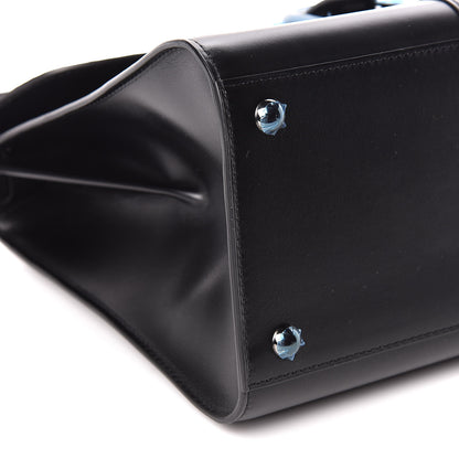 Delvaux Box Calfskin MM Brillant Satchel Black 8 of 9