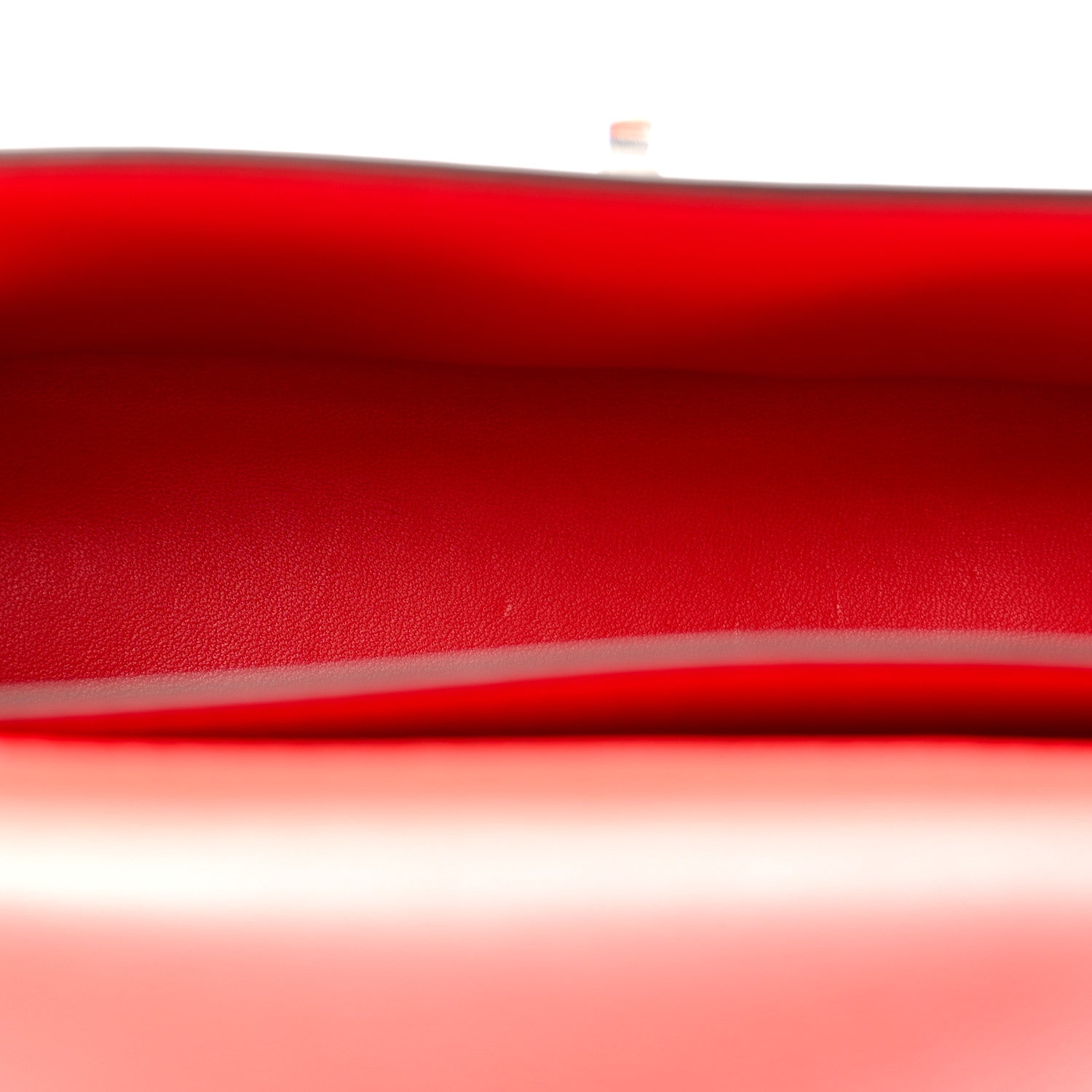 Salvatore Ferragamo Brushed Calfskin Small Geometric Prisma Shoulder Bag Flame Red 5 of 9