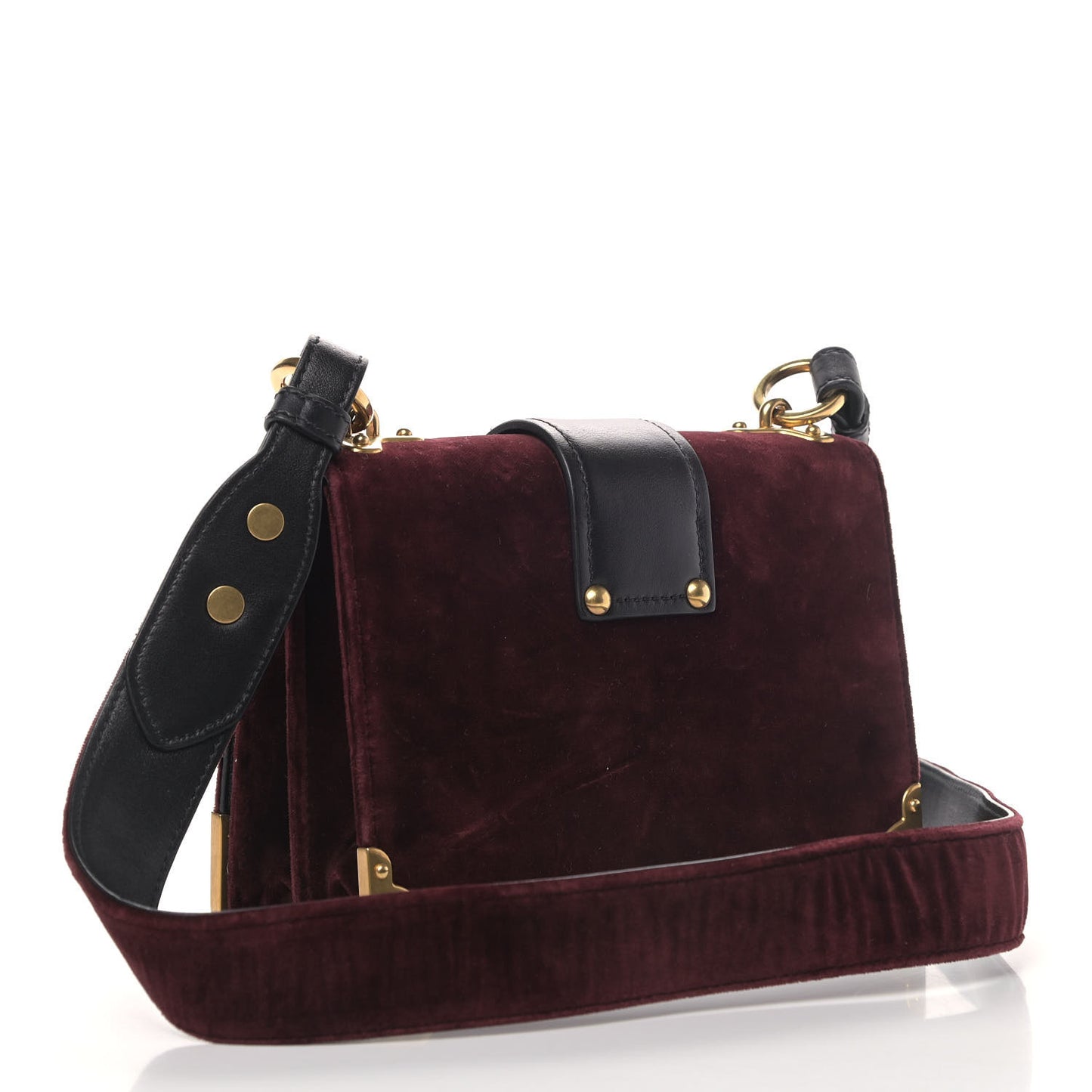 Velvet City Calfskin Cahier Bag Ribes Black