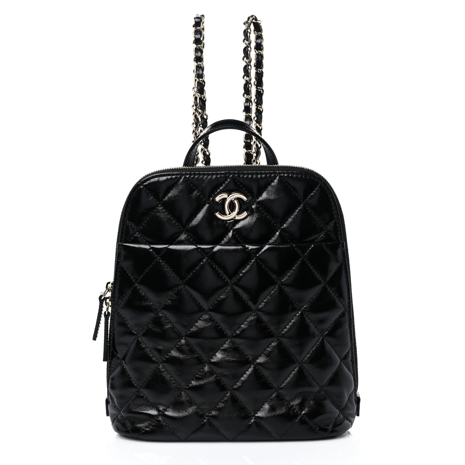Chanel Shiny Calfskin My Pocket Backpack Black 3 of 10