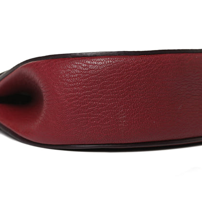 Chloe Grained Lambskin Mini Drew Shoulder Bag Sienna Red 8 of 13