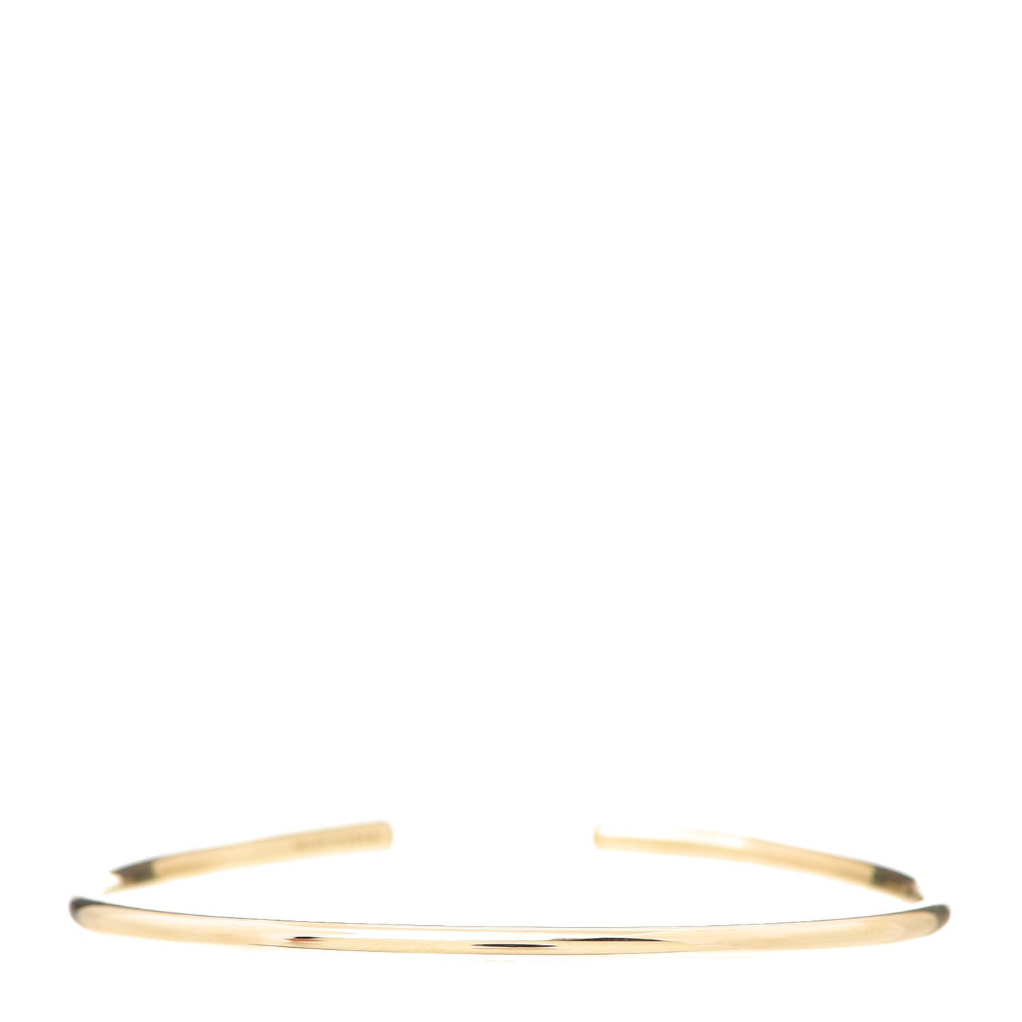 18K Yellow Gold Blue Sapphire Sparklers Wire Cuff Bracelet