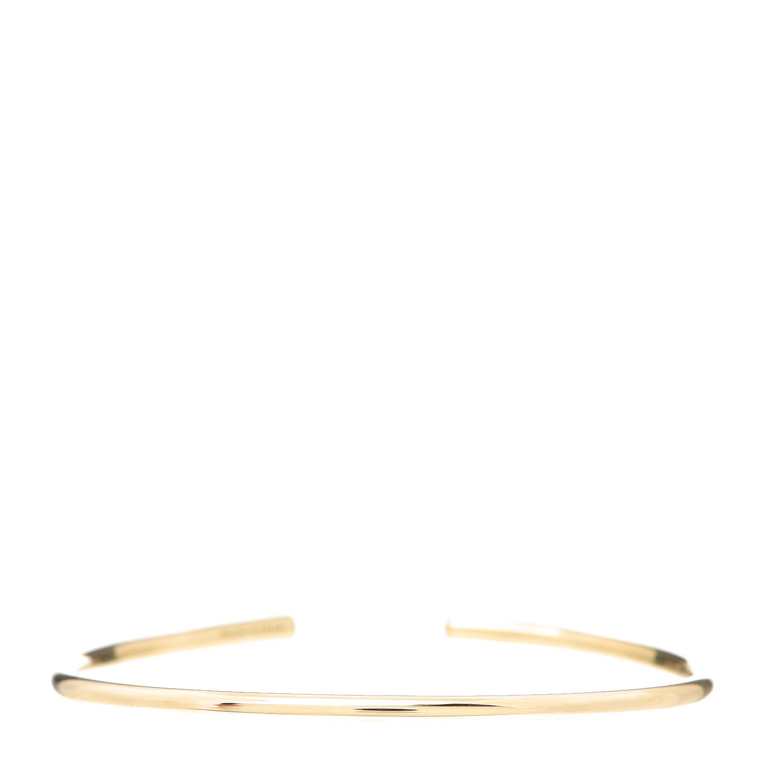 Tiffany 18K Yellow Gold Blue Sapphire Sparklers Wire Cuff Bracelet 3 of 5