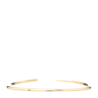Tiffany 18K Yellow Gold Blue Sapphire Sparklers Wire Cuff Bracelet 3 of 5