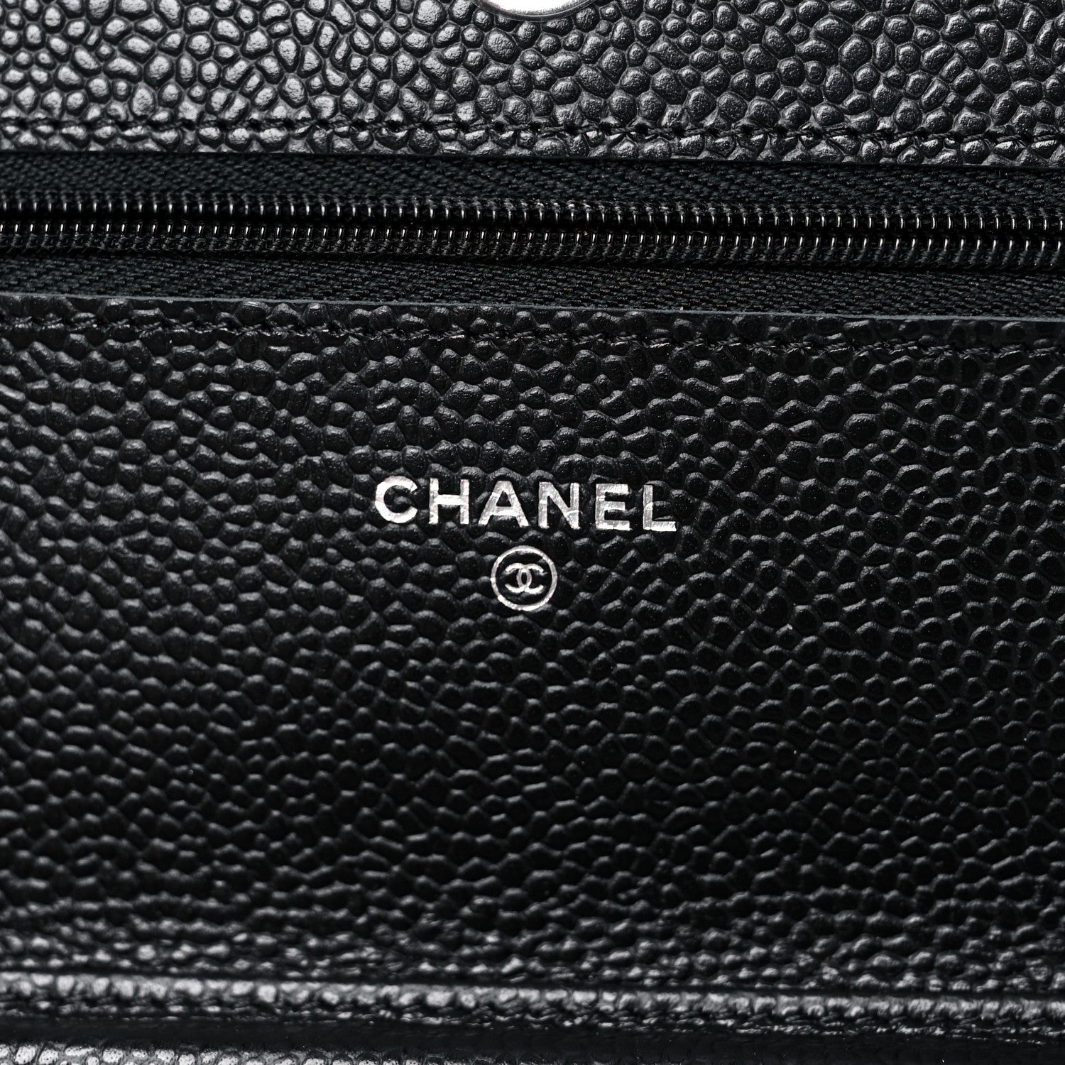 Chanel Caviar Quilted Wallet On Chain WOC Black 6 of 11