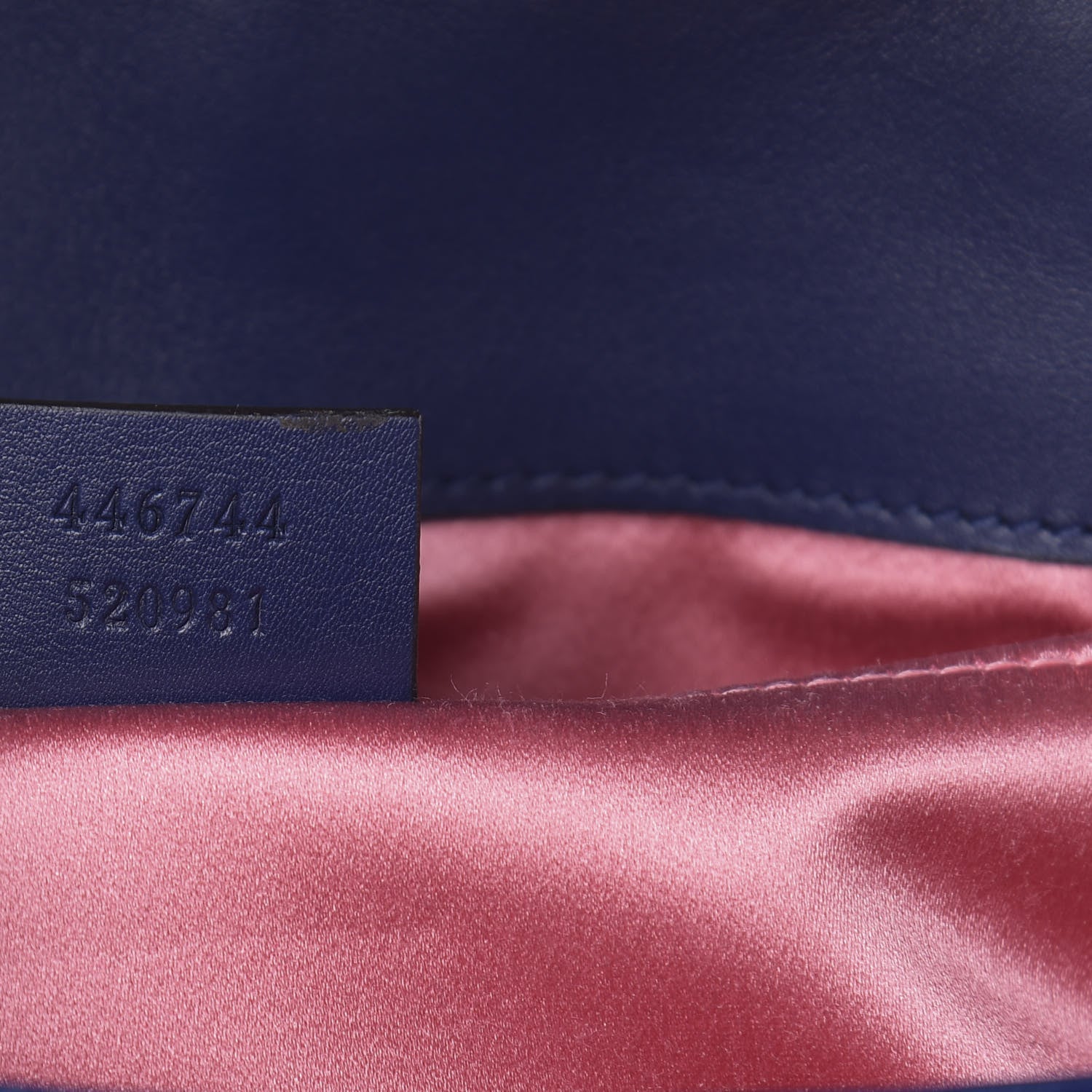 Gucci Velvet Matelasse Mini GG Marmont Shoulder Bag Cobalt Blue 7 of 20