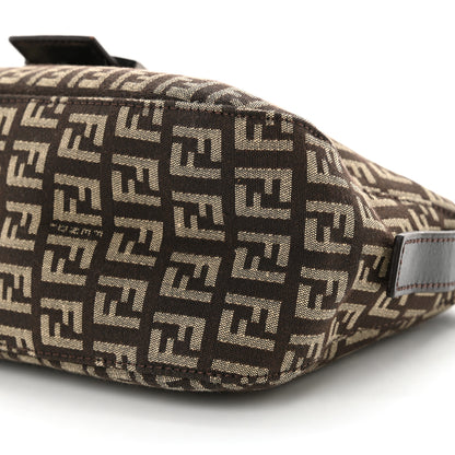 Fendi Zucchino Vitello Baguette Mogano Panna Bruciato 9 of 10
