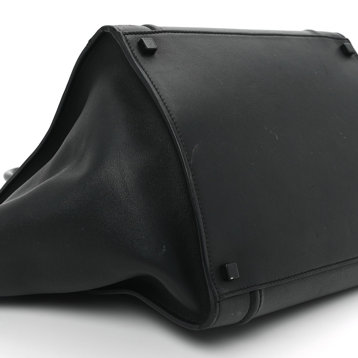 Celine Grained Calfskin Medium Phantom Luggage Black 8 of 11