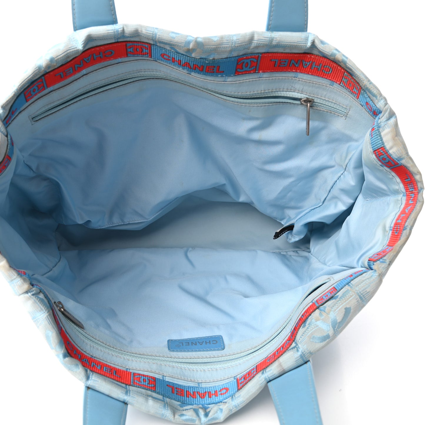 Nylon Travel Tote Blue