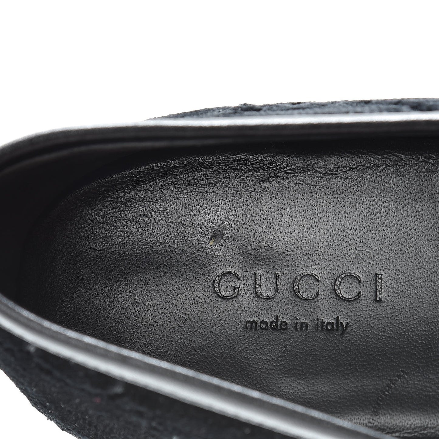 Velvet GG Monogram Horsebit Womens Jordaan Loafers 38.5 Black