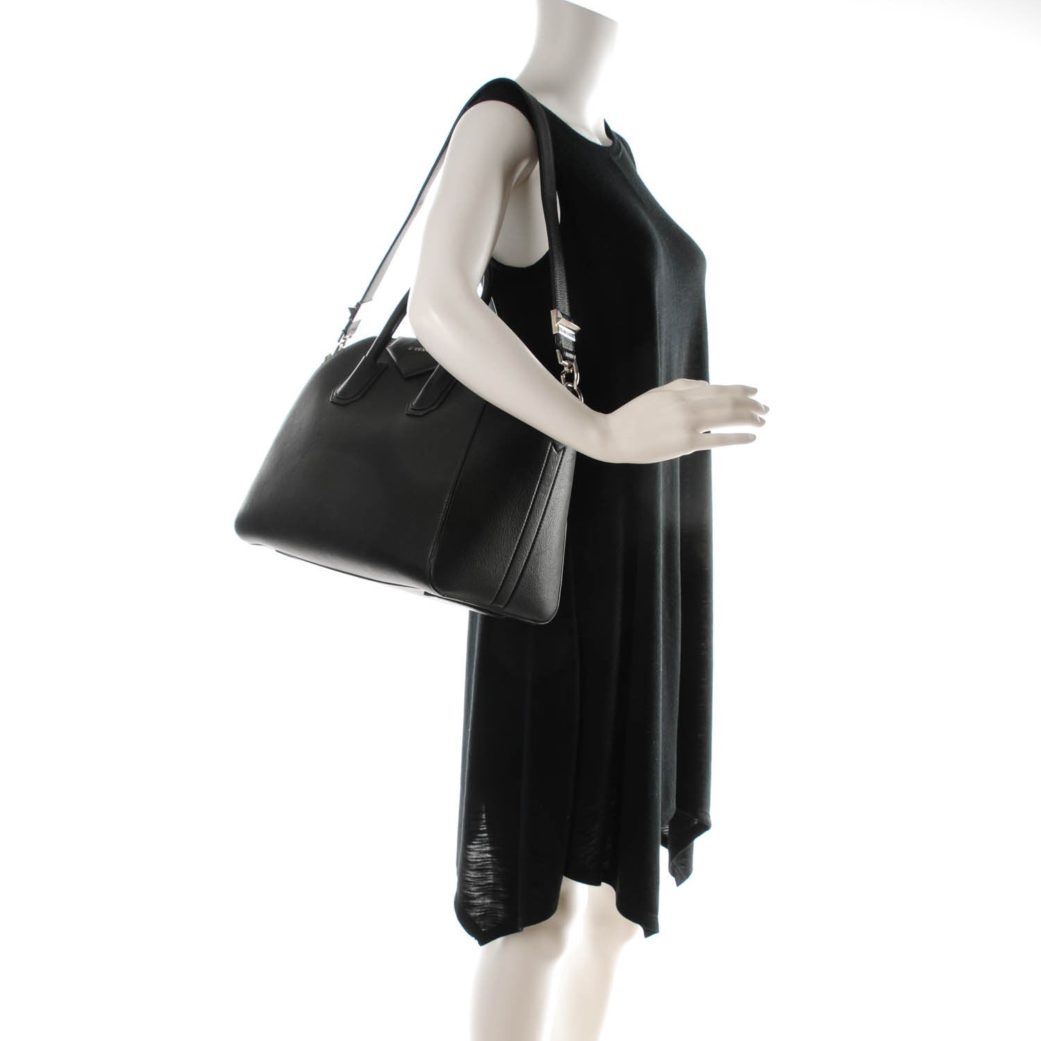 Givenchy Sugar Goatskin Medium Antigona Black 2 of 7