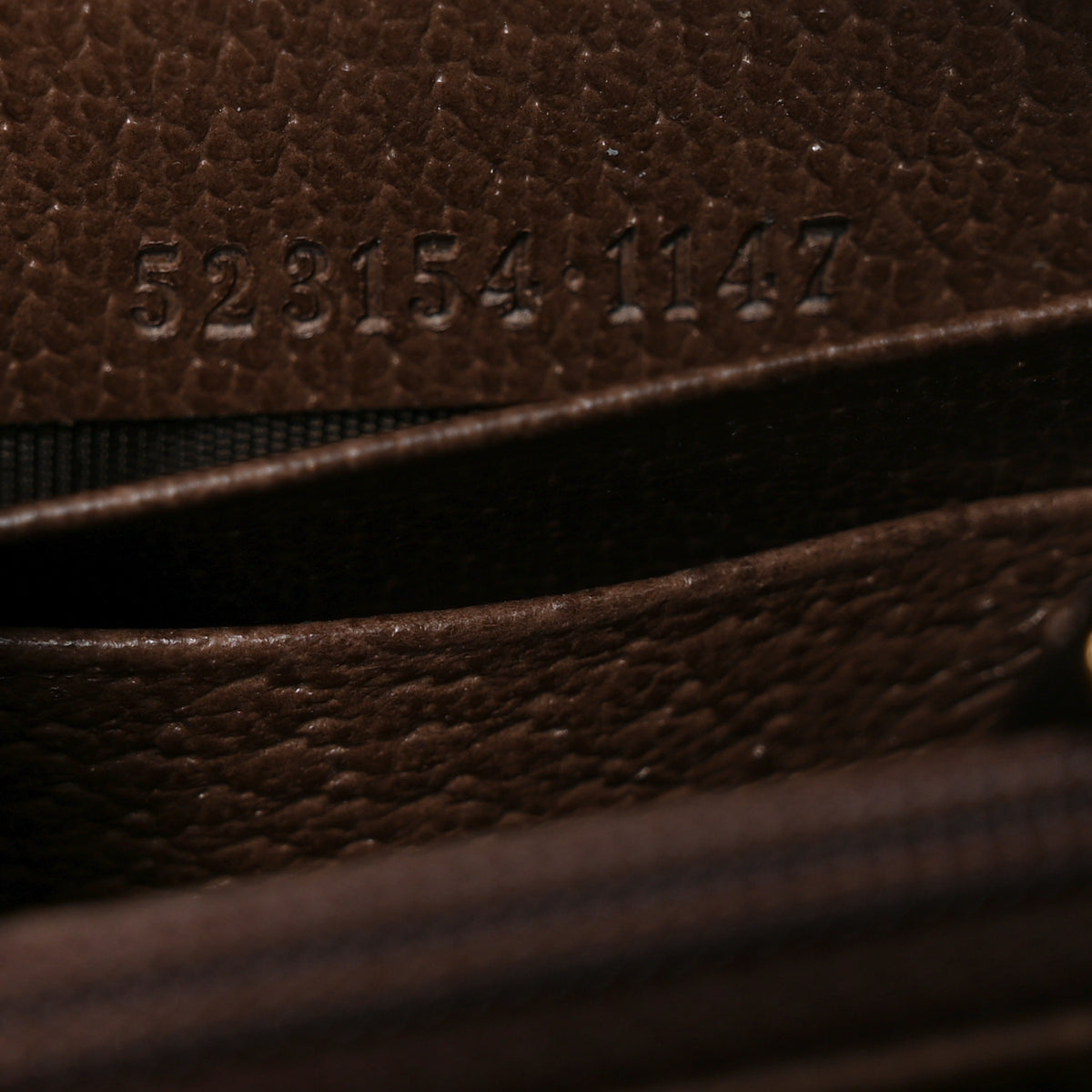 Gucci GG Supreme Monogram Web Ophidia Zip Around Wallet Brown 7 of 7