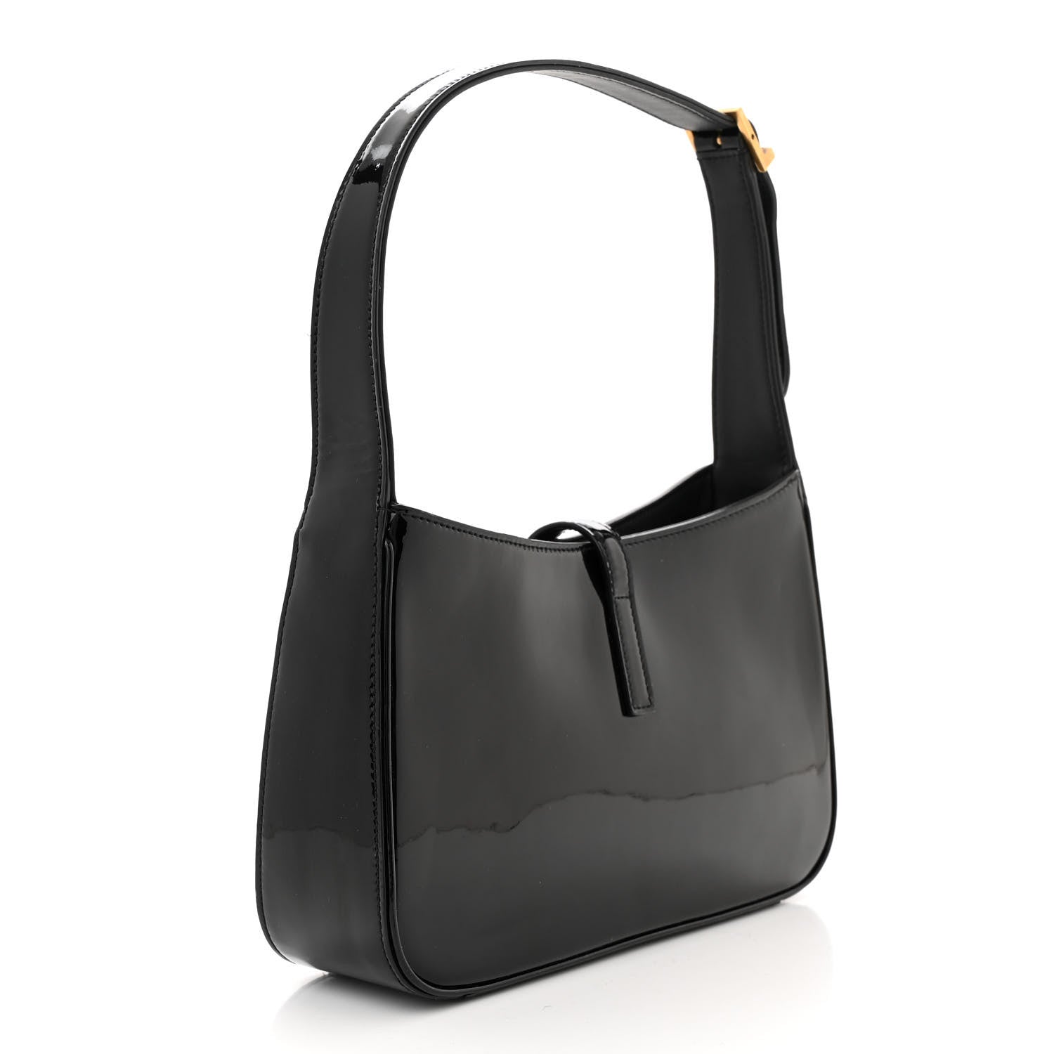 Saint Laurent Patent Le 5 A 7 Hobo Black 3 of 11