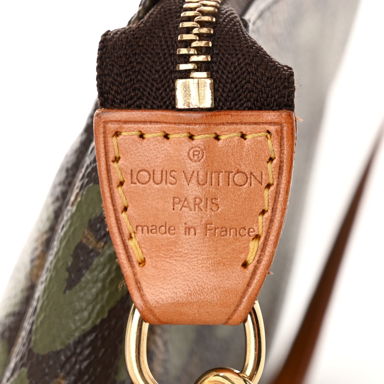 Louis Vuitton Monogram Graffiti Pochette Accessories Kaki 6 of 10