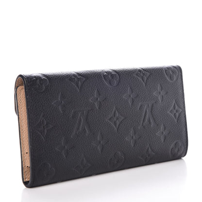 Louis Vuitton Empreinte Josephine Wallet Black 3 of 8