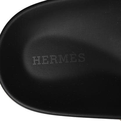 Hermes Epsom Womens Chypre Sandals 37.5 Etoupe 8 of 9