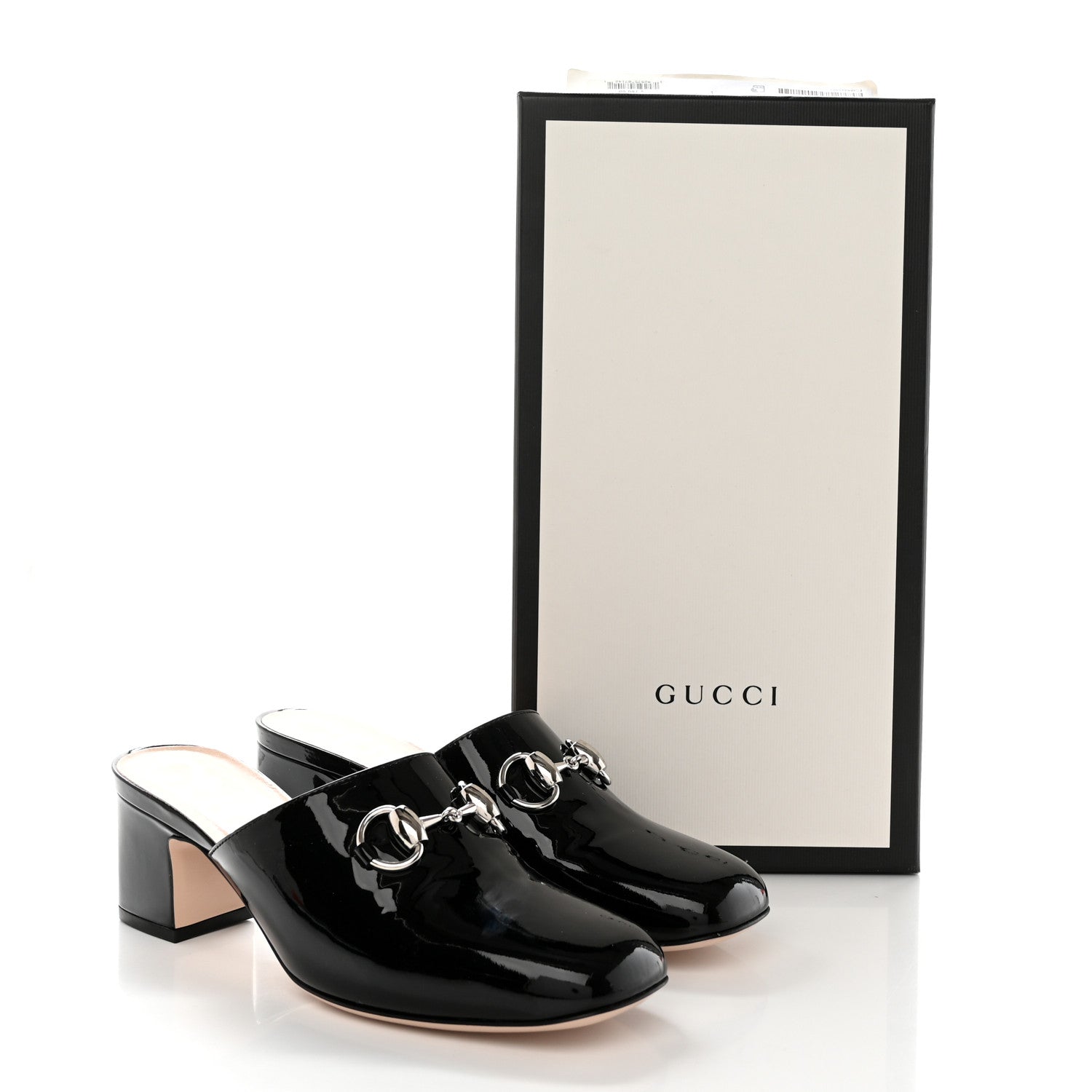 Gucci Patent Lexi Horsebit Mules 36.5 Black 11 of 11