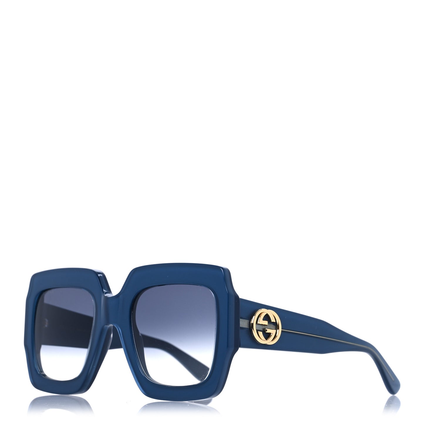 Acetate Square Web Frame GG0178S Sunglasses Navy