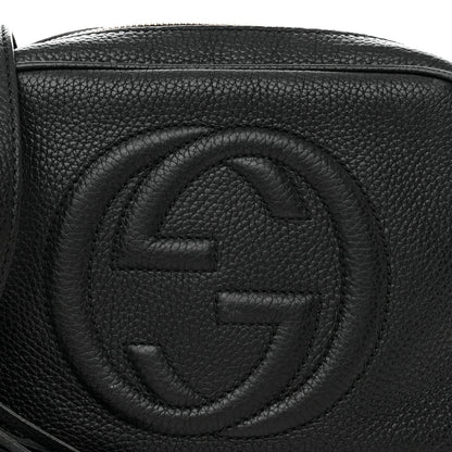 Gucci Pebbled Calfskin Small Soho Disco Bag Black 9 of 15