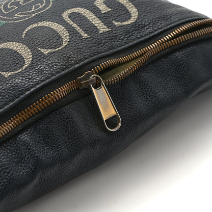 Gucci Grained Calfskin Logo Belt Bag Black 12 of 12