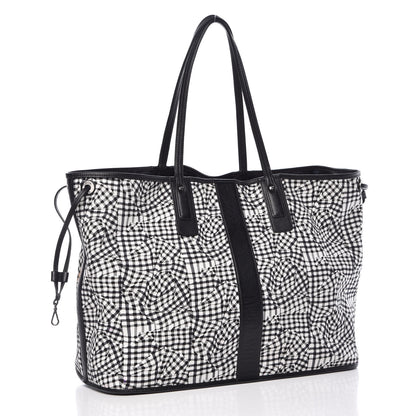 MCM Visetos Large Liz Reversible Shopper Tote Black 7 of 35