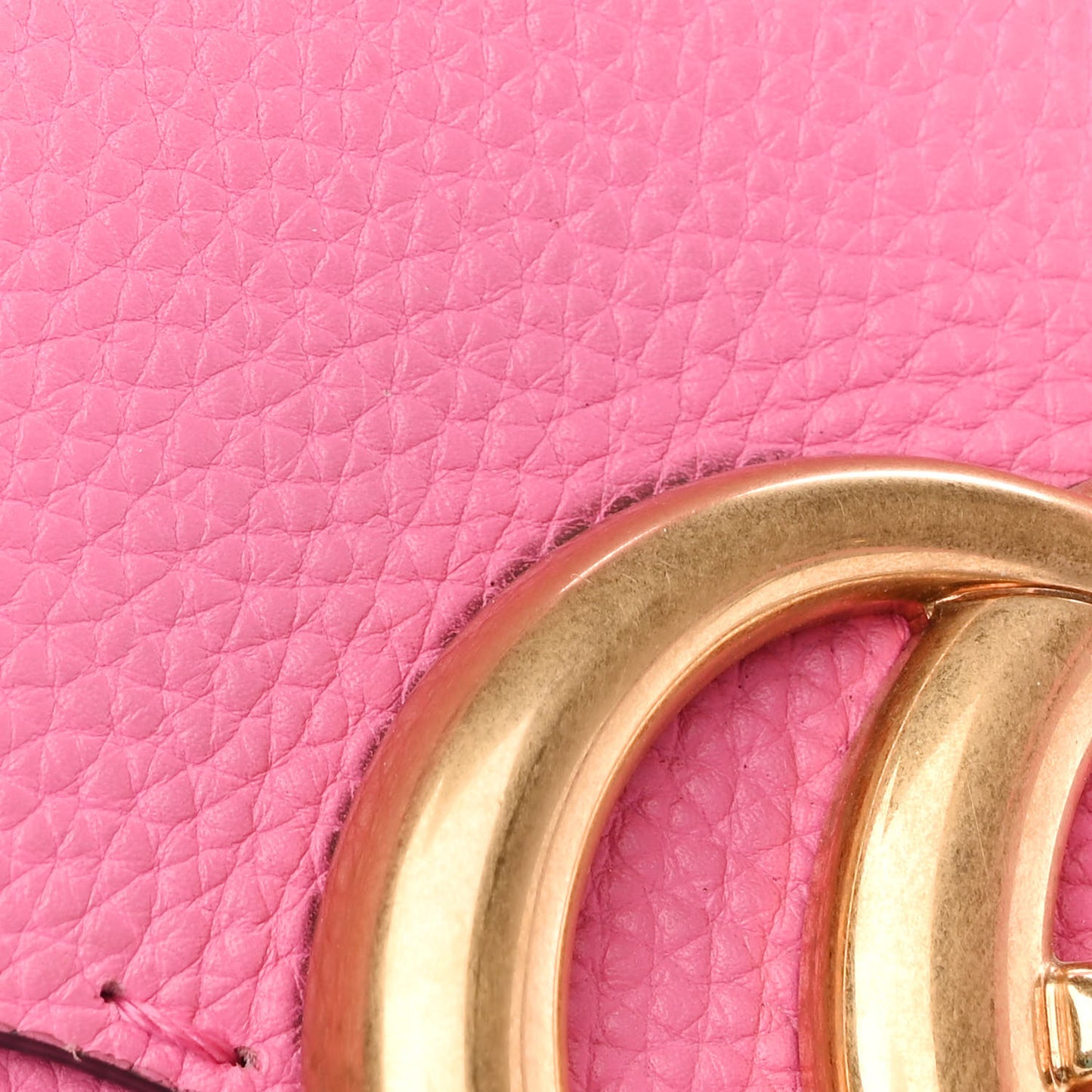Calfskin Small GG Marmont Top Handle Bag Pink Tropical Flower