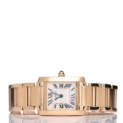 Cartier 18K Yellow Gold 20mm Tank Francaise Quartz Watch 3 of 9