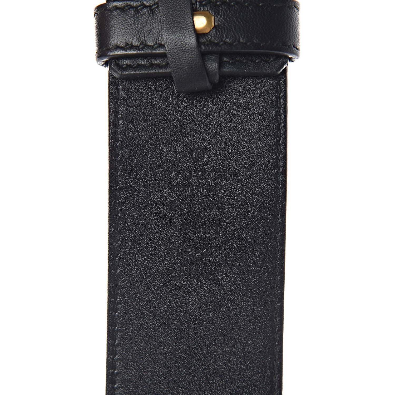 Gucci Calfskin Double G 40mm Belt 80 32 Black 6 of 6