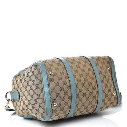 Gucci Monogram Medium Joy Boston Teal 4 of 25