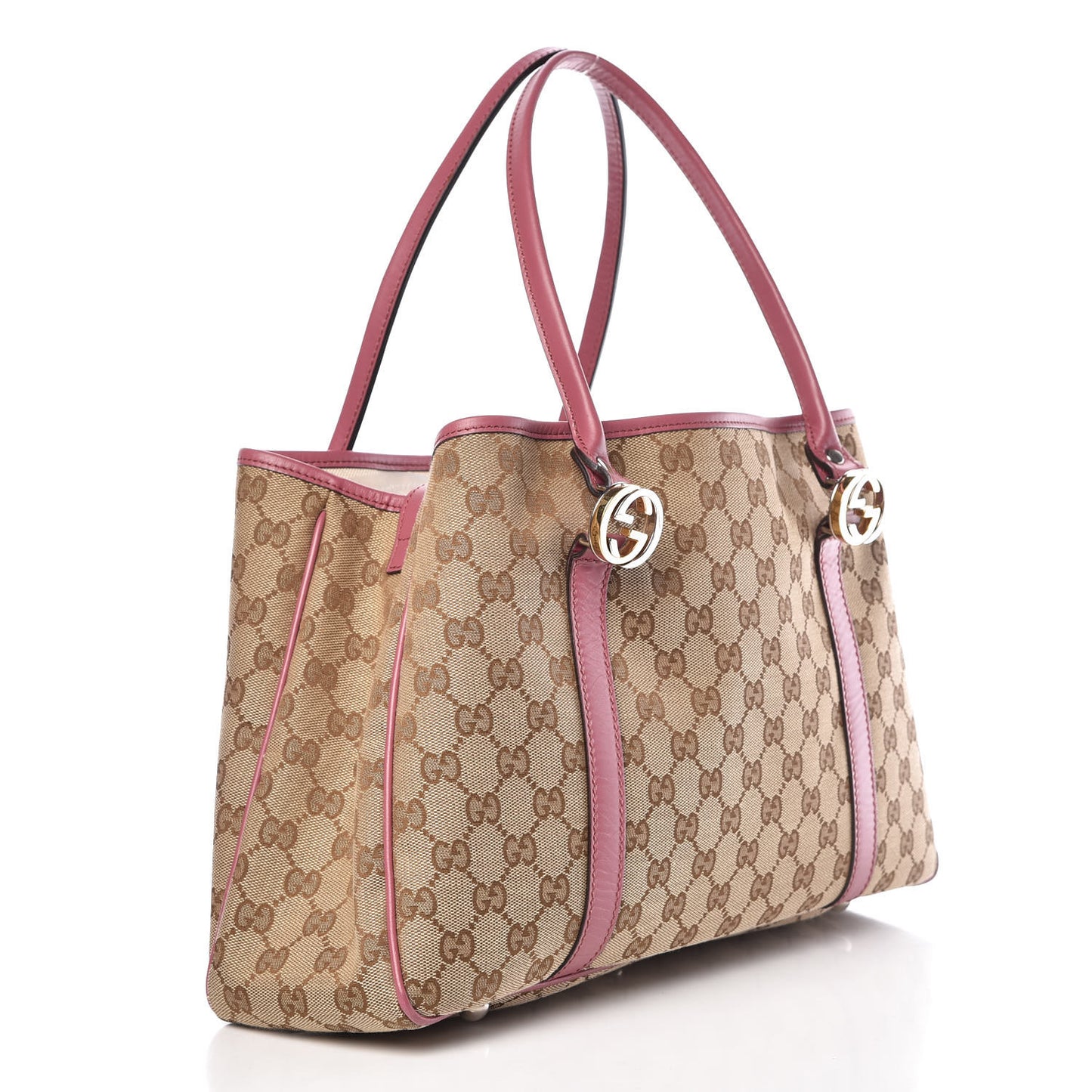 Monogram Medium Twins Tote Pink