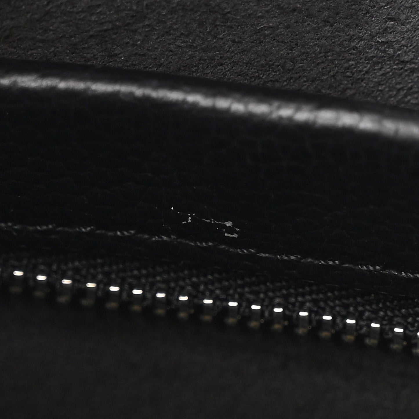 Grained Calfskin Visetos Medium Sarah Hobo Black