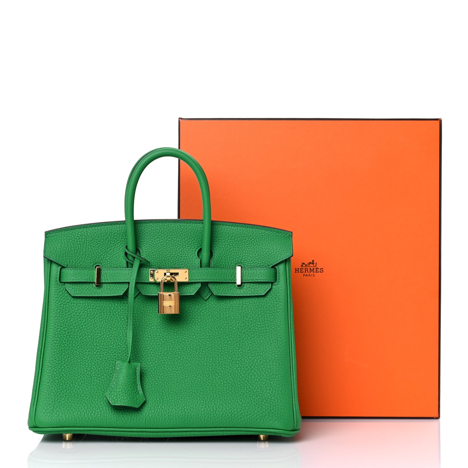 Hermes Togo Birkin 25 Bambou 10 of 10