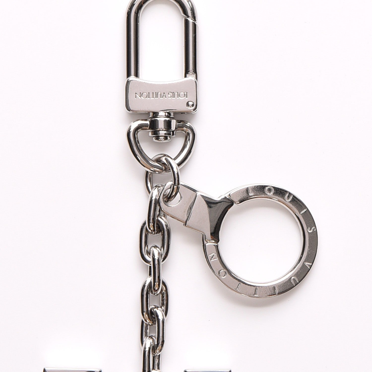 Louis Vuitton LV Initials Key Holder Silver 3 of 3