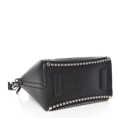 Givenchy Calfskin Small Studded Bi-Color Antigona Black White 5 of 13
