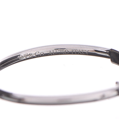 Tiffany 18K White Gold Diamond T Wire Ring 60 9.25 4 of 4