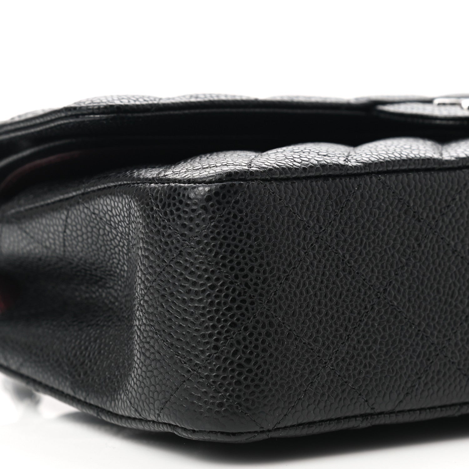 Chanel Caviar Quilted Medium Double Flap Black 9 of 11