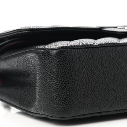 Chanel Caviar Quilted Medium Double Flap Black 9 of 11